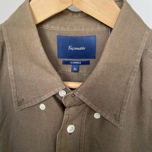 Faconnable mens dress shirt XL excellent condition.